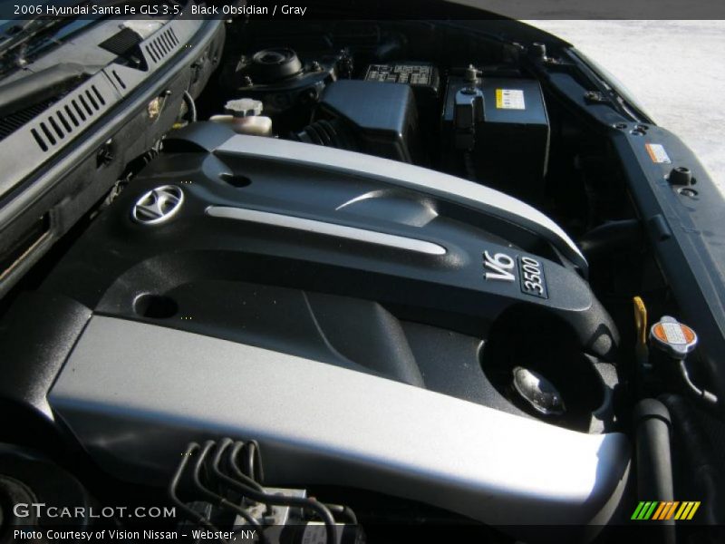 Black Obsidian / Gray 2006 Hyundai Santa Fe GLS 3.5