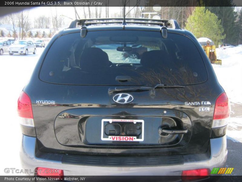 Black Obsidian / Gray 2006 Hyundai Santa Fe GLS 3.5