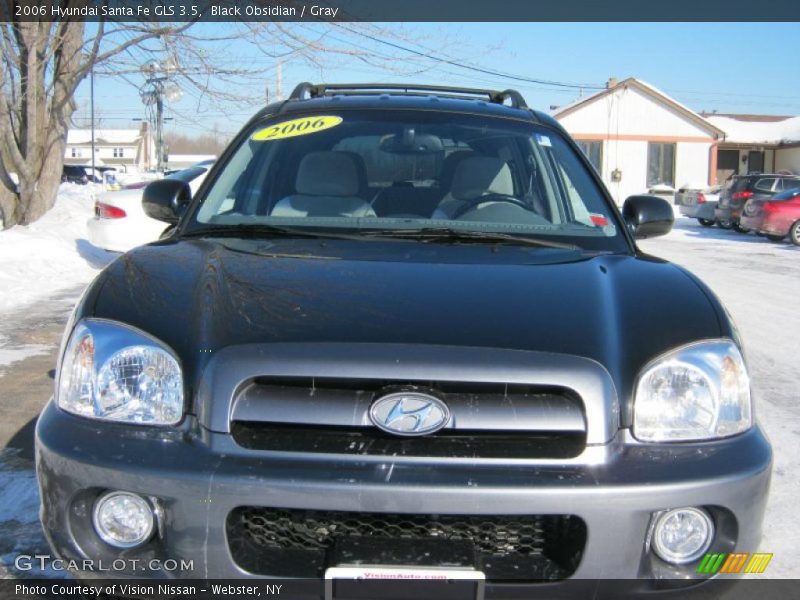 Black Obsidian / Gray 2006 Hyundai Santa Fe GLS 3.5