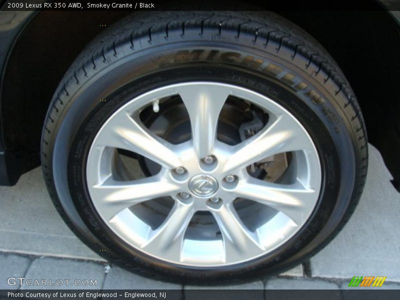 Smokey Granite / Black 2009 Lexus RX 350 AWD