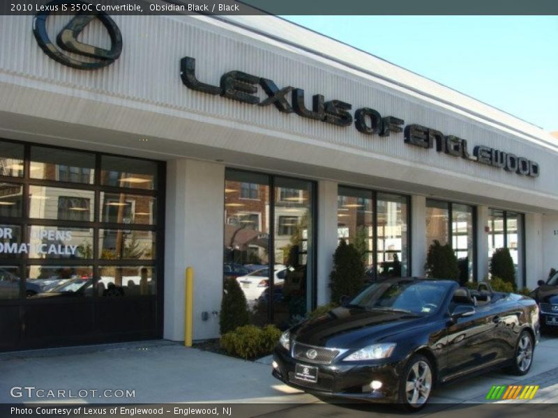 Obsidian Black / Black 2010 Lexus IS 350C Convertible