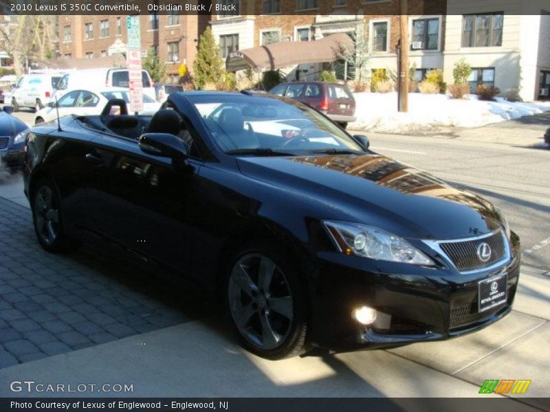 Obsidian Black / Black 2010 Lexus IS 350C Convertible