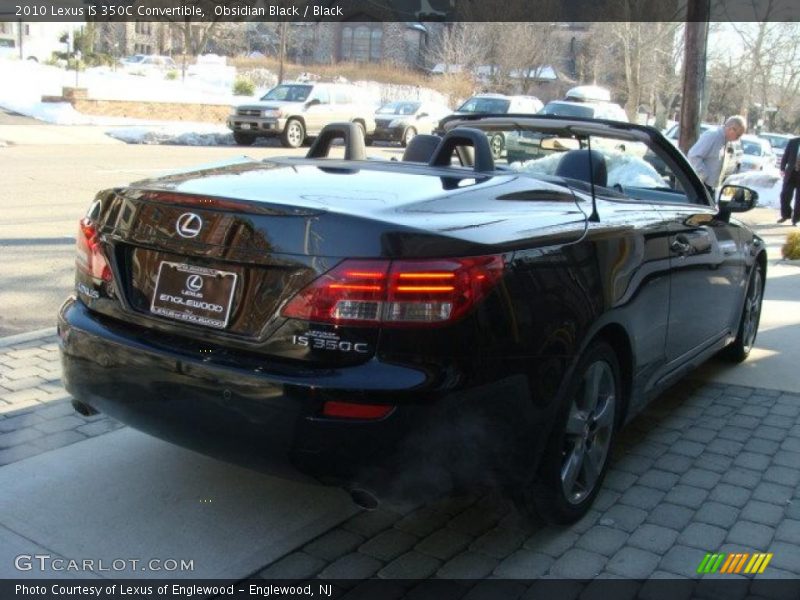 Obsidian Black / Black 2010 Lexus IS 350C Convertible