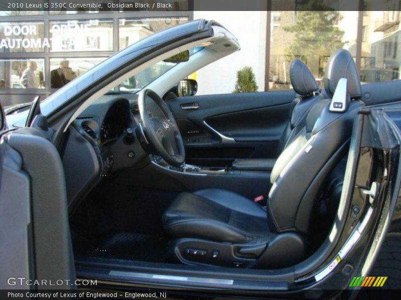 Obsidian Black / Black 2010 Lexus IS 350C Convertible