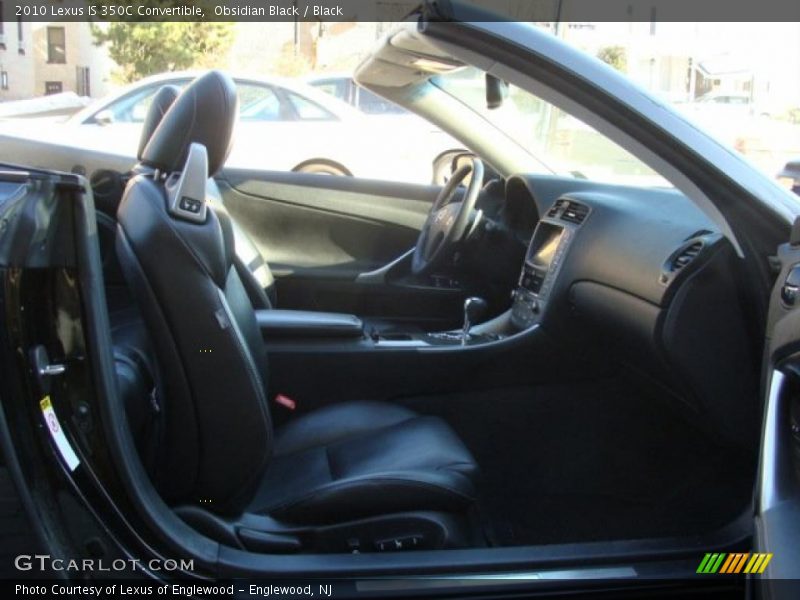 Obsidian Black / Black 2010 Lexus IS 350C Convertible