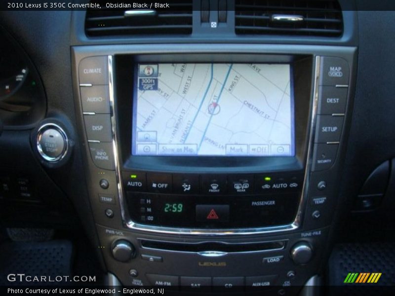 Obsidian Black / Black 2010 Lexus IS 350C Convertible
