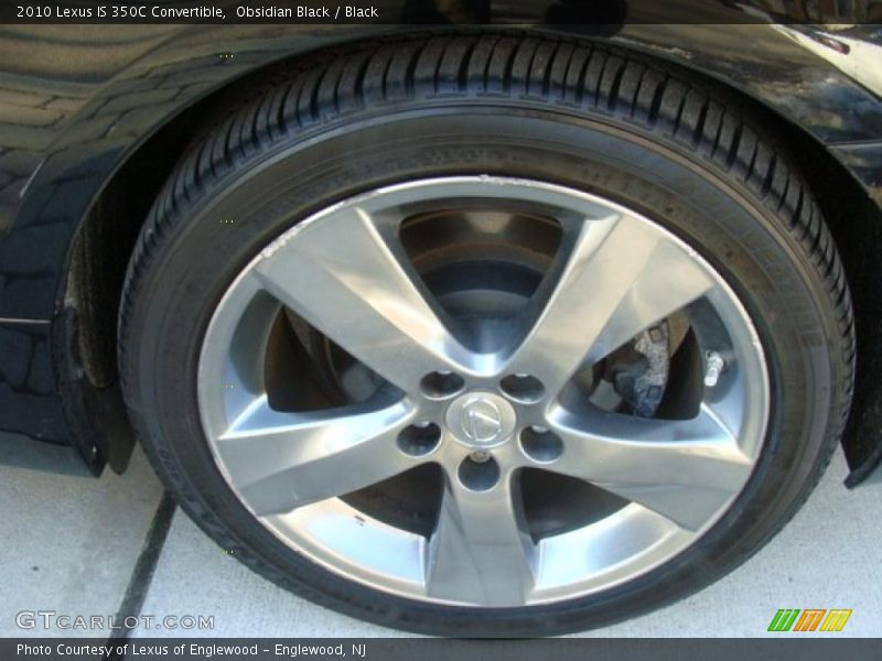 Obsidian Black / Black 2010 Lexus IS 350C Convertible
