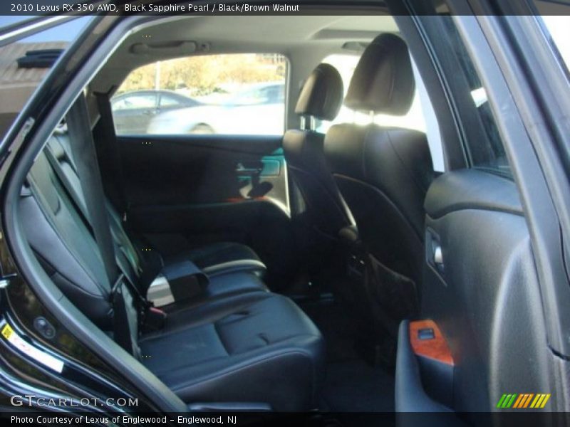Black Sapphire Pearl / Black/Brown Walnut 2010 Lexus RX 350 AWD