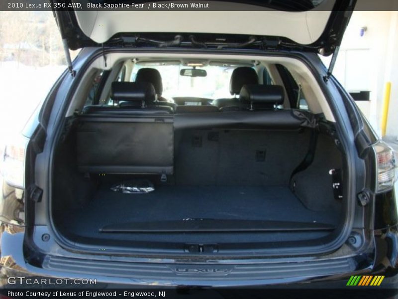 Black Sapphire Pearl / Black/Brown Walnut 2010 Lexus RX 350 AWD