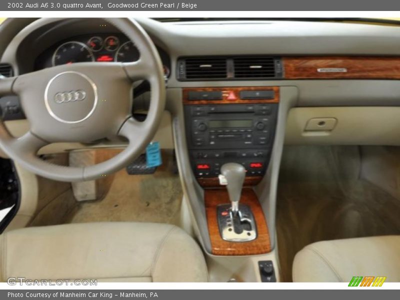 Goodwood Green Pearl / Beige 2002 Audi A6 3.0 quattro Avant
