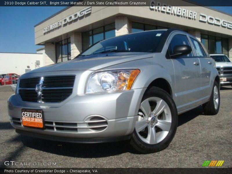 Bright Silver Metallic / Dark Slate Gray/Medium Graystone 2010 Dodge Caliber SXT