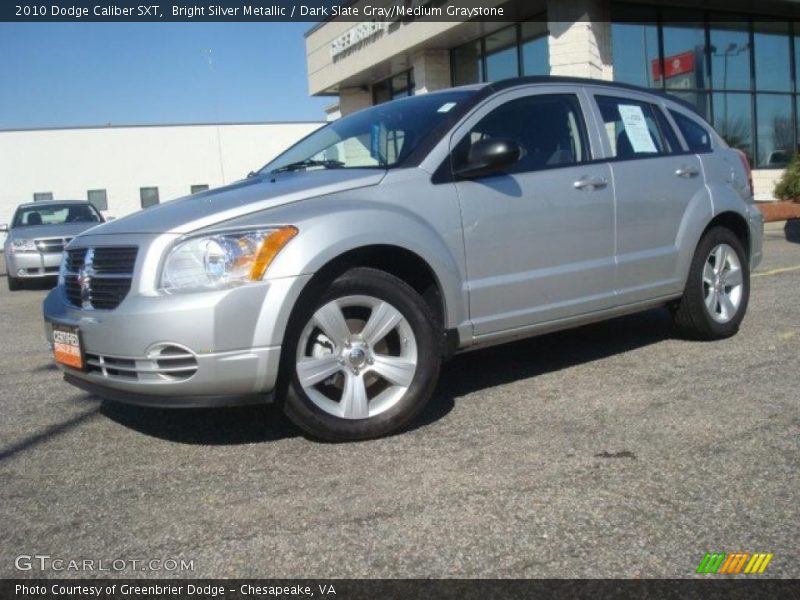 Bright Silver Metallic / Dark Slate Gray/Medium Graystone 2010 Dodge Caliber SXT