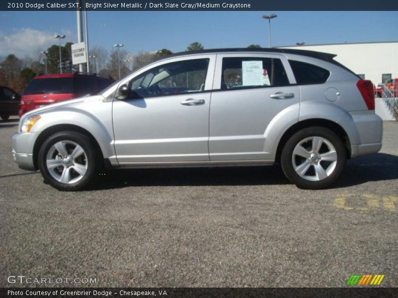 Bright Silver Metallic / Dark Slate Gray/Medium Graystone 2010 Dodge Caliber SXT