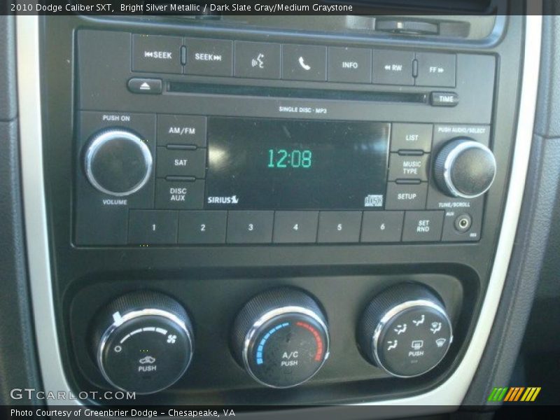 Bright Silver Metallic / Dark Slate Gray/Medium Graystone 2010 Dodge Caliber SXT