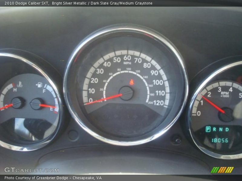 Bright Silver Metallic / Dark Slate Gray/Medium Graystone 2010 Dodge Caliber SXT