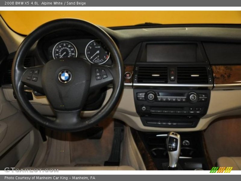 Alpine White / Sand Beige 2008 BMW X5 4.8i