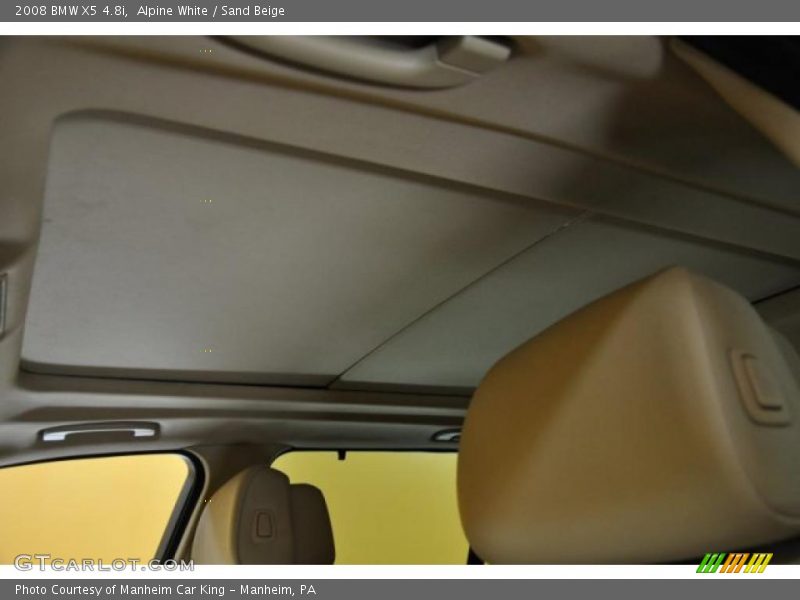 Alpine White / Sand Beige 2008 BMW X5 4.8i