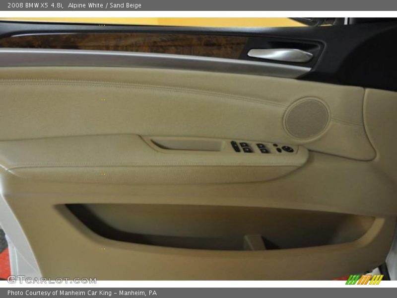 Alpine White / Sand Beige 2008 BMW X5 4.8i