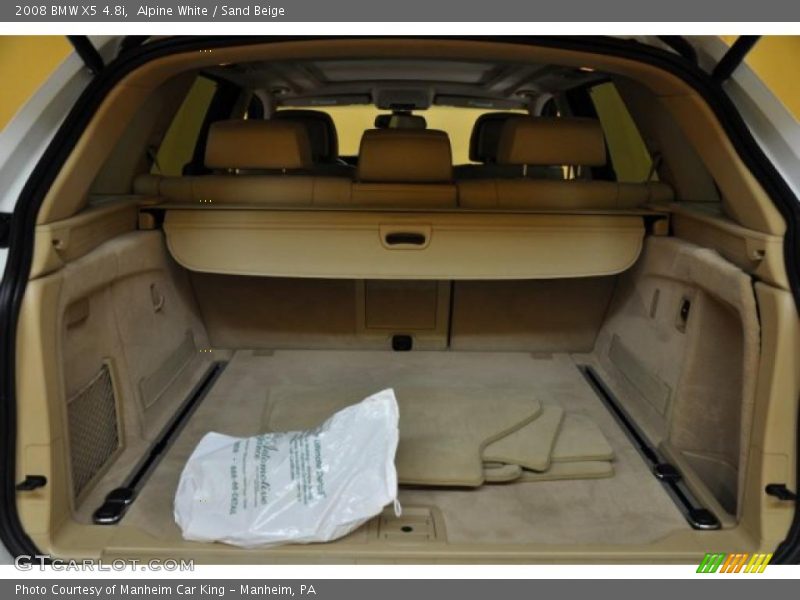 Alpine White / Sand Beige 2008 BMW X5 4.8i