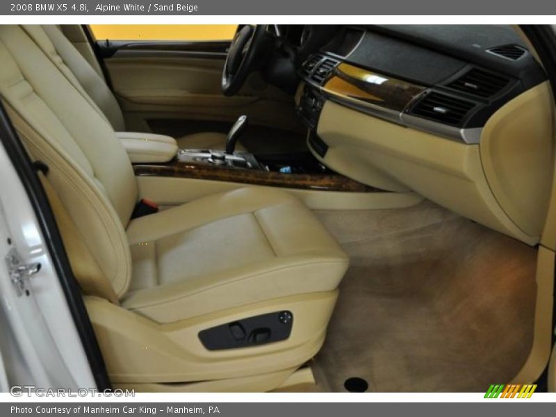 Alpine White / Sand Beige 2008 BMW X5 4.8i