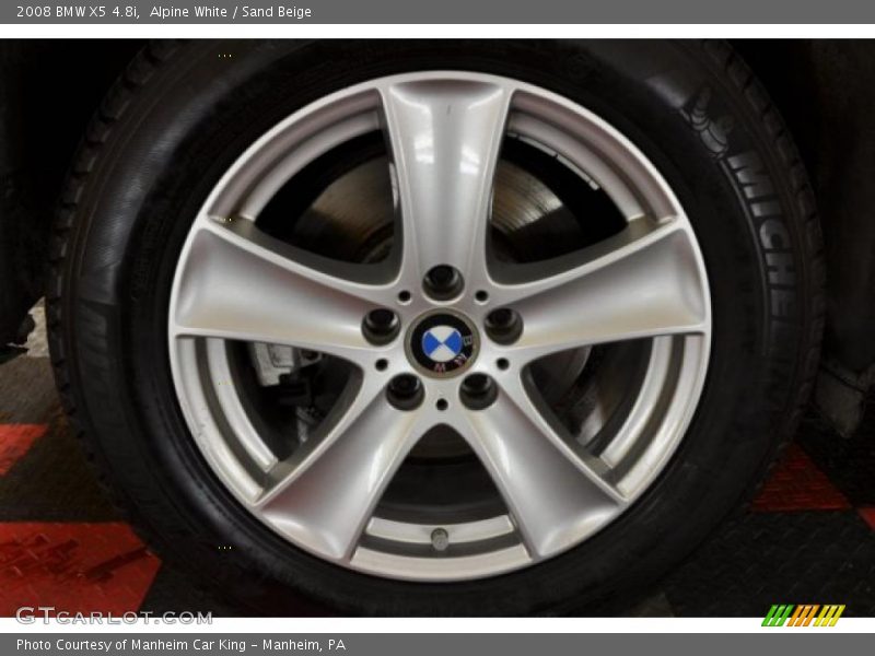 Alpine White / Sand Beige 2008 BMW X5 4.8i