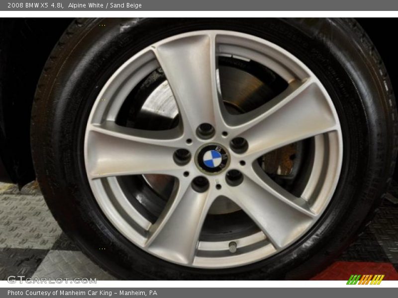 Alpine White / Sand Beige 2008 BMW X5 4.8i