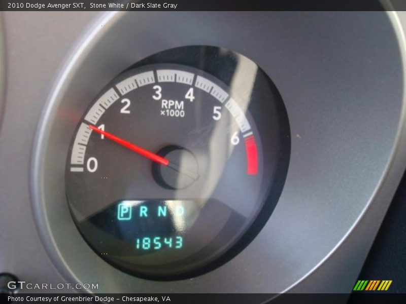 Stone White / Dark Slate Gray 2010 Dodge Avenger SXT