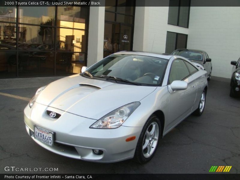 Liquid Silver Metallic / Black 2000 Toyota Celica GT-S