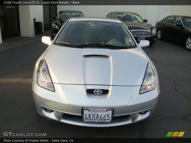 Liquid Silver Metallic / Black 2000 Toyota Celica GT-S