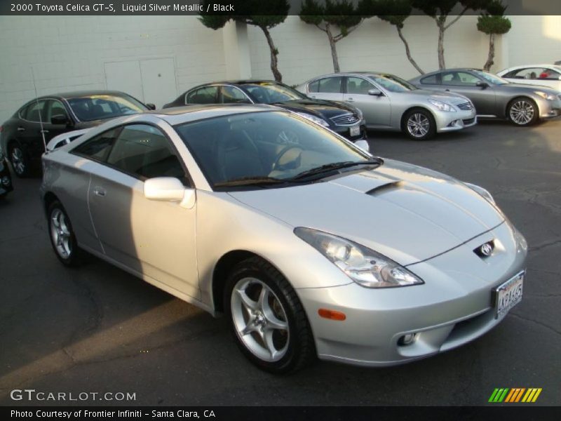 Liquid Silver Metallic / Black 2000 Toyota Celica GT-S