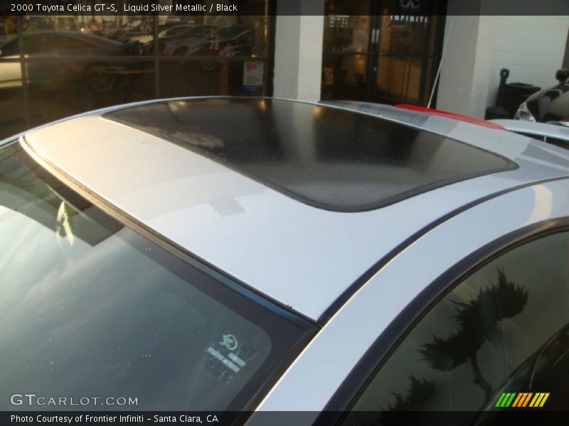 Liquid Silver Metallic / Black 2000 Toyota Celica GT-S