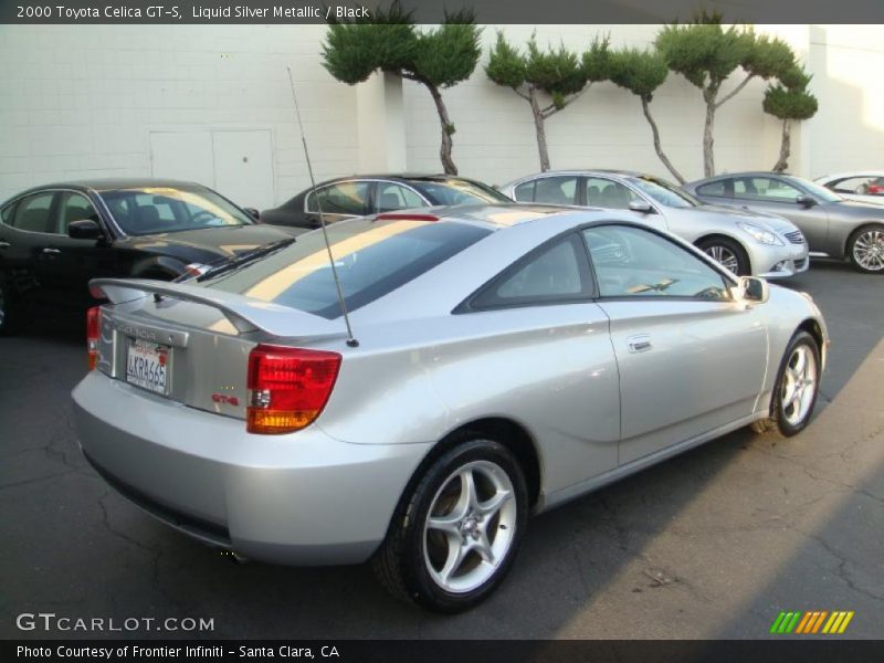 Liquid Silver Metallic / Black 2000 Toyota Celica GT-S