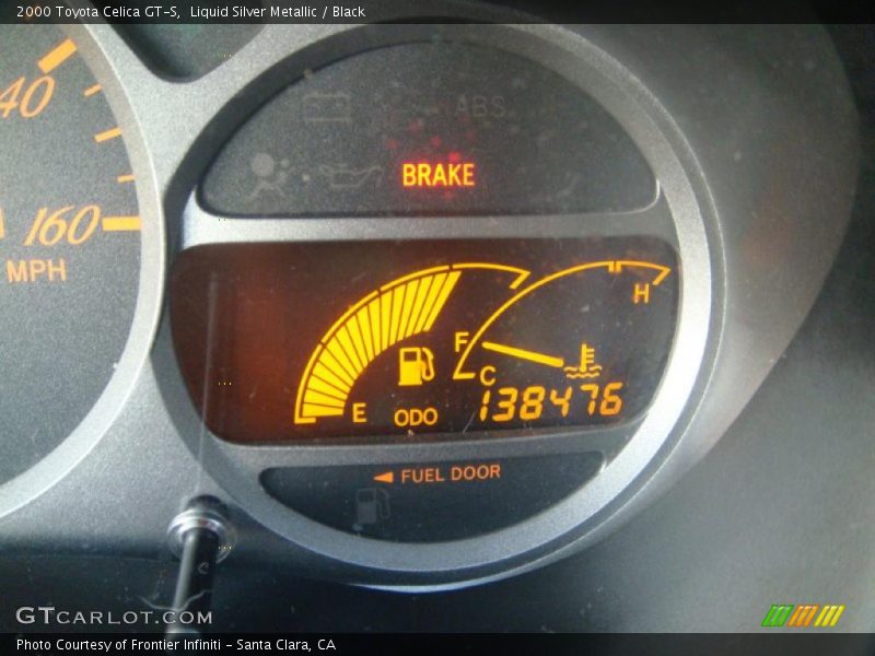 Liquid Silver Metallic / Black 2000 Toyota Celica GT-S
