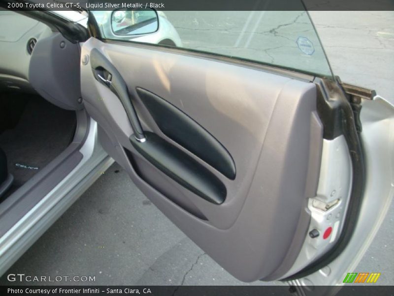 Liquid Silver Metallic / Black 2000 Toyota Celica GT-S