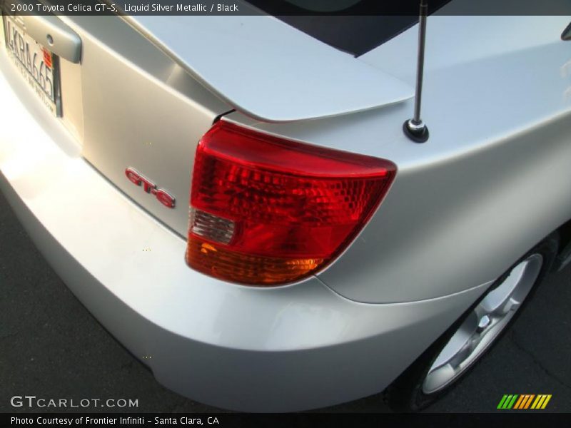 Liquid Silver Metallic / Black 2000 Toyota Celica GT-S