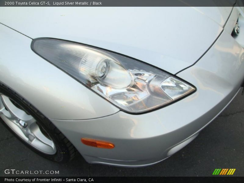 Liquid Silver Metallic / Black 2000 Toyota Celica GT-S