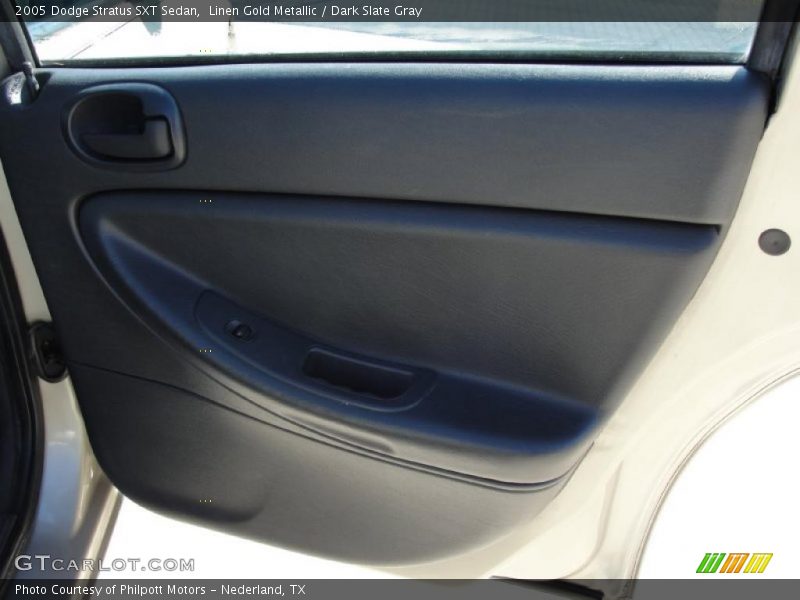 Linen Gold Metallic / Dark Slate Gray 2005 Dodge Stratus SXT Sedan