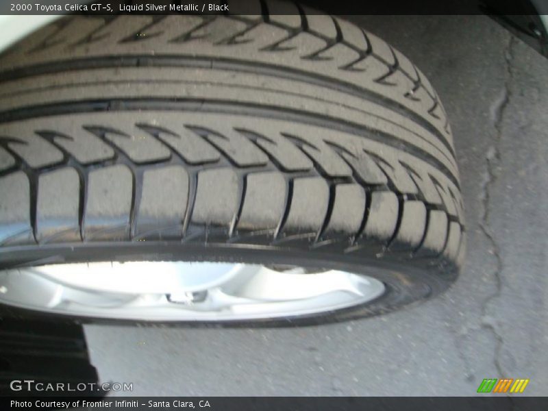 Liquid Silver Metallic / Black 2000 Toyota Celica GT-S