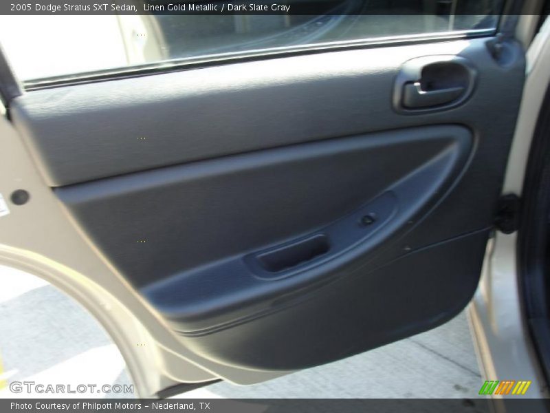Linen Gold Metallic / Dark Slate Gray 2005 Dodge Stratus SXT Sedan