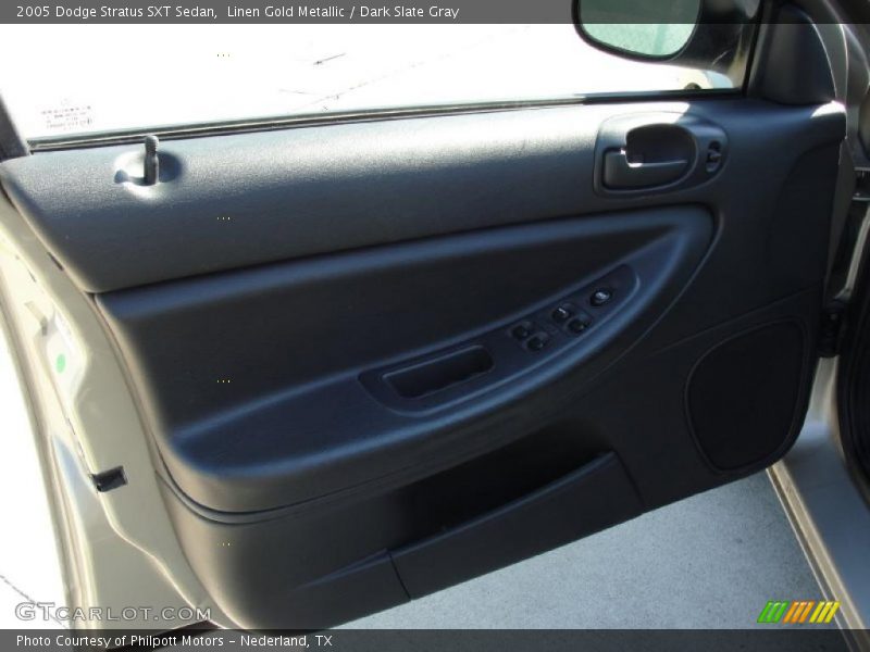 Linen Gold Metallic / Dark Slate Gray 2005 Dodge Stratus SXT Sedan