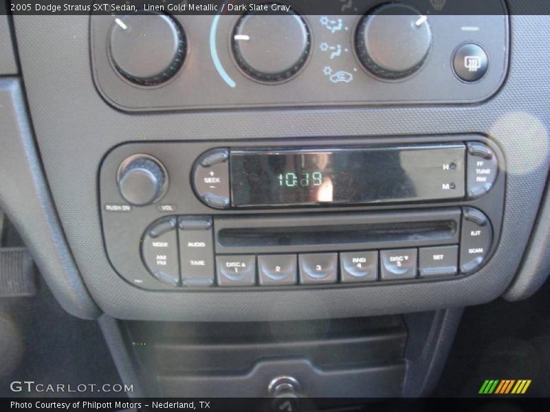 Linen Gold Metallic / Dark Slate Gray 2005 Dodge Stratus SXT Sedan