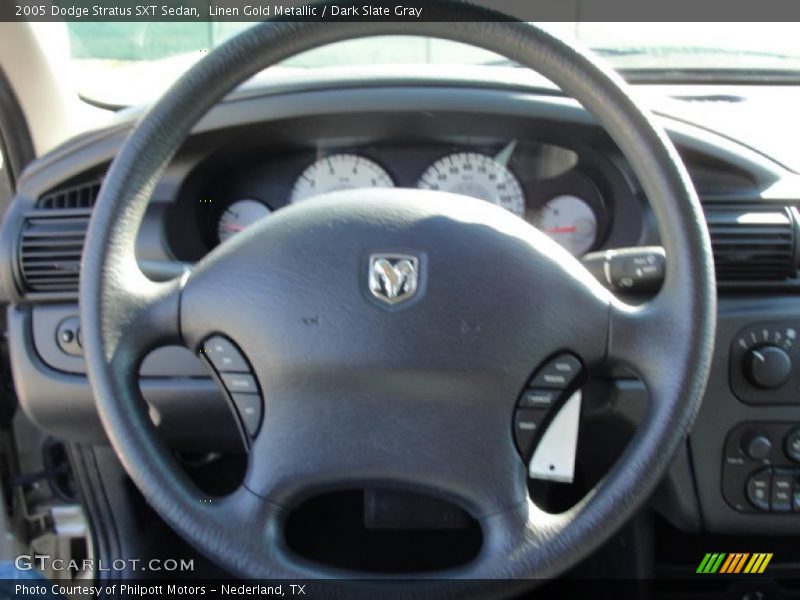 Linen Gold Metallic / Dark Slate Gray 2005 Dodge Stratus SXT Sedan