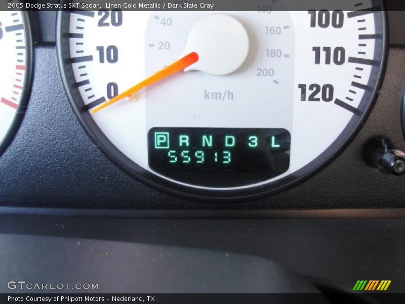 Linen Gold Metallic / Dark Slate Gray 2005 Dodge Stratus SXT Sedan