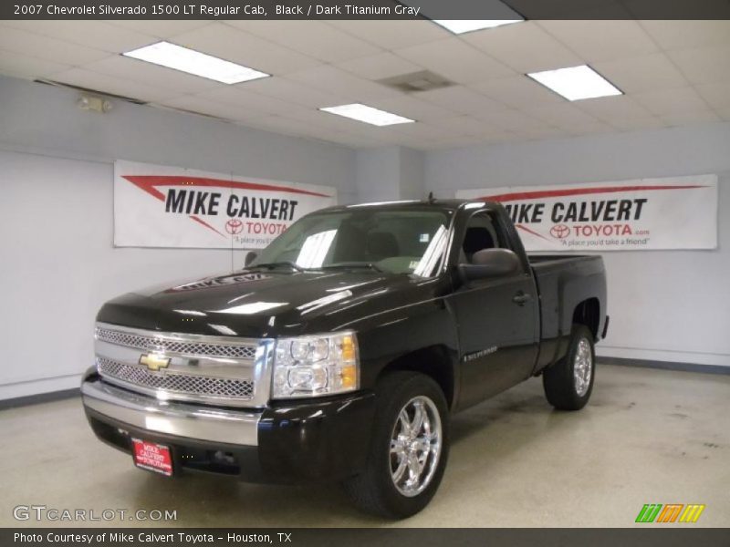 Black / Dark Titanium Gray 2007 Chevrolet Silverado 1500 LT Regular Cab