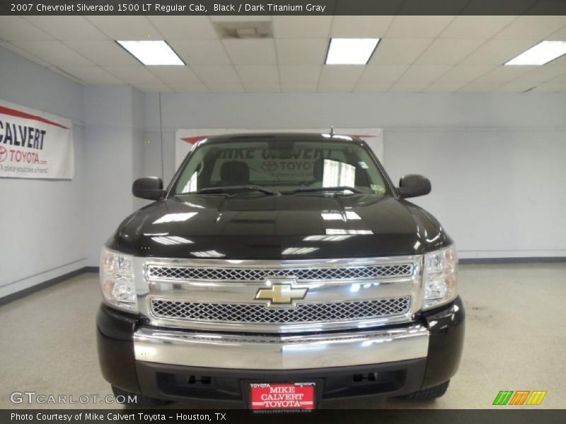 Black / Dark Titanium Gray 2007 Chevrolet Silverado 1500 LT Regular Cab