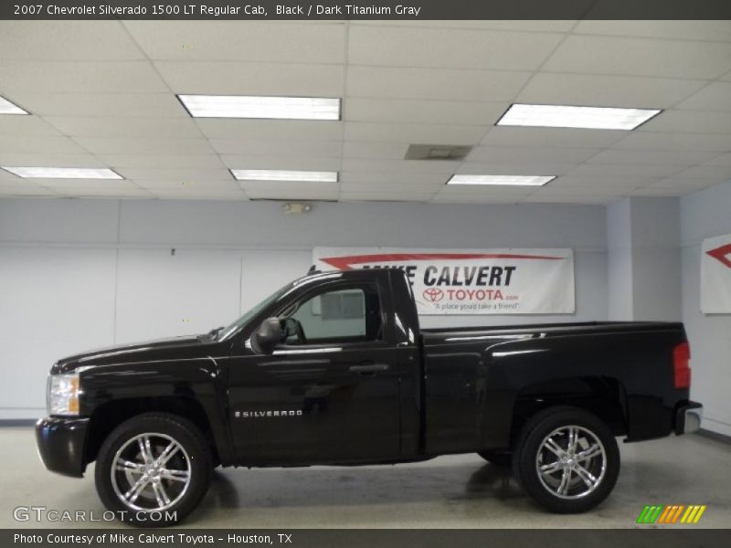 Black / Dark Titanium Gray 2007 Chevrolet Silverado 1500 LT Regular Cab