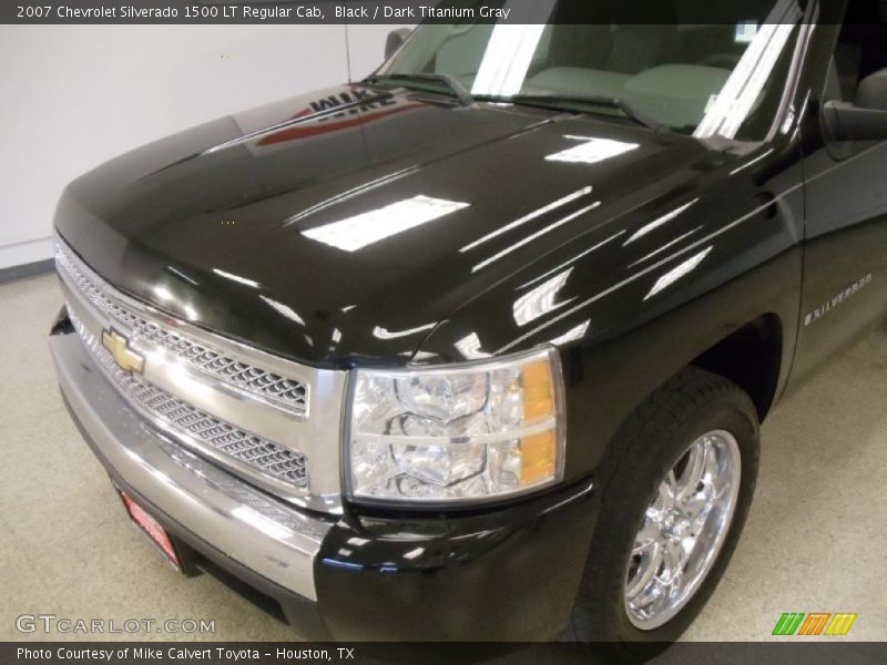 Black / Dark Titanium Gray 2007 Chevrolet Silverado 1500 LT Regular Cab