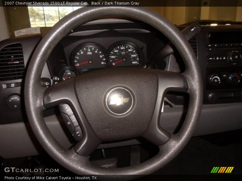 Black / Dark Titanium Gray 2007 Chevrolet Silverado 1500 LT Regular Cab