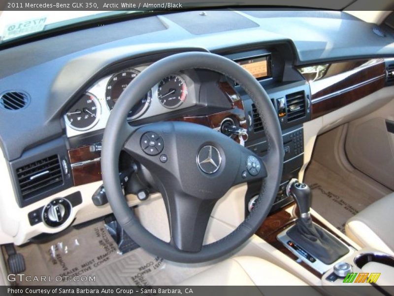 Arctic White / Almond/Black 2011 Mercedes-Benz GLK 350