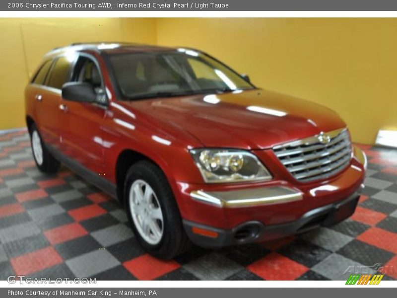 Inferno Red Crystal Pearl / Light Taupe 2006 Chrysler Pacifica Touring AWD